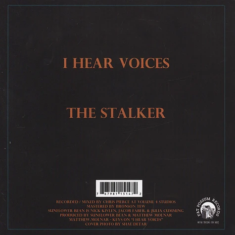 Sunflower Bean - I Hear Voices/the Stalker