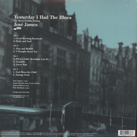 Jose James - Yesterday I Had The Blues: The Music Of Billie Holiday
