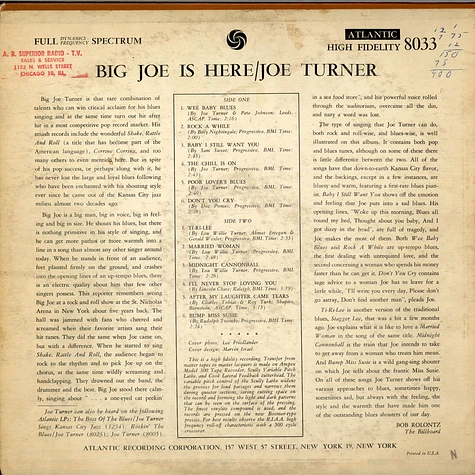 Big Joe Turner - Big Joe Is Here