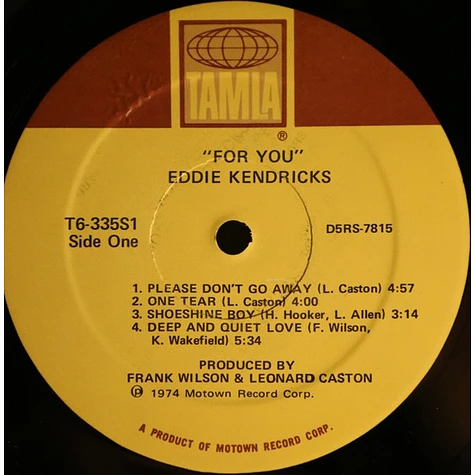 Eddie Kendricks - For You