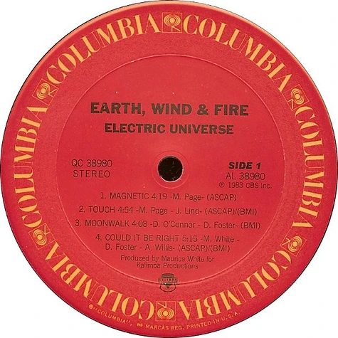 Earth, Wind & Fire - Electric Universe