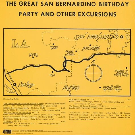 John Fahey - Great San Bernardino Birthday Party