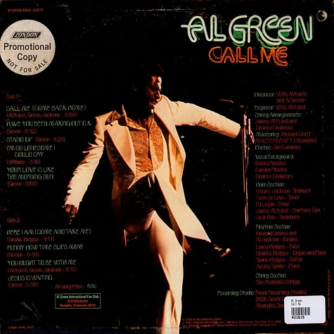 Al Green - Call Me