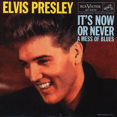 Elvis Presley - A Mess Of Blues / It's Now Or Never