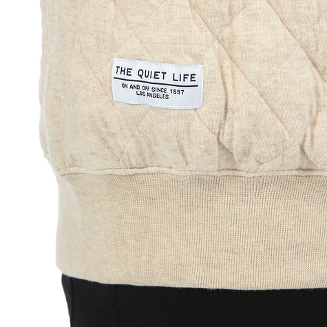 The Quiet Life - Quilted Fleece Crew Sweater