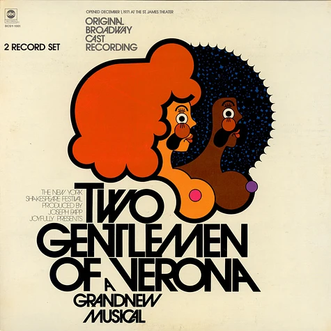 V.A. - Two Gentlemen Of Verona: A Grand New Musical (Original Broadway Cast Recording)