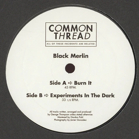 Black Merlin - Burn It