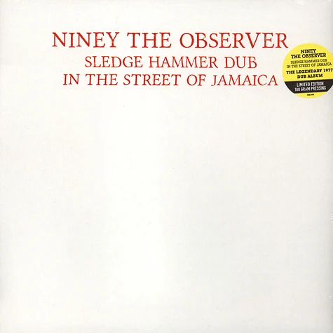 Niney The Observer - Sledge Hammer Dub