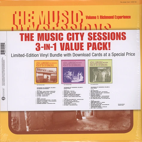 V.A. - Music City Sessions 3-In-1 Value Pack