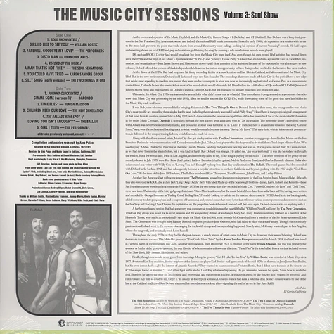 V.A. - Music City Sessions 3-In-1 Value Pack