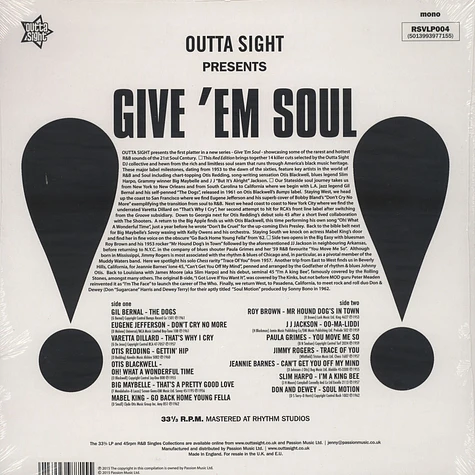 V.A. - Give ’Em Soul Volume 1