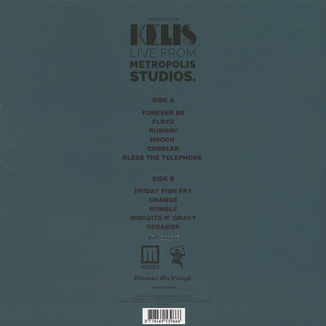 Kelis - Live From Metropolis Studios Green Vinyl Edition