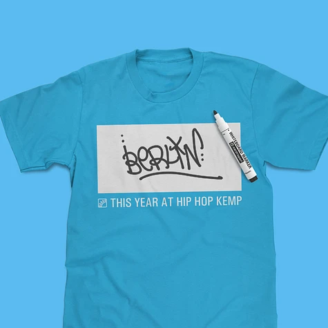 Hip Hop Kemp - Tag-Field T-Shirt (incl. Marker)