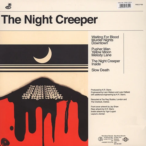 Uncle Acid - The Night Creeper Purple Vinyl Edition