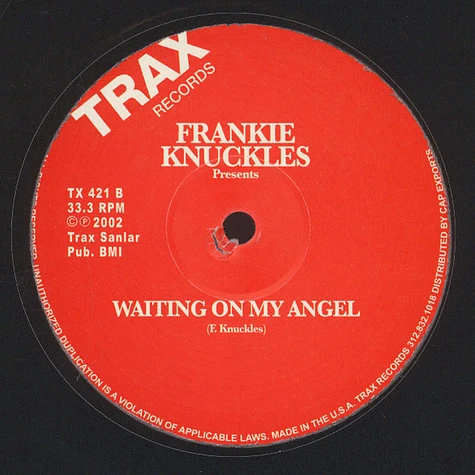 Frankie Knuckles - Waiting On My Angel