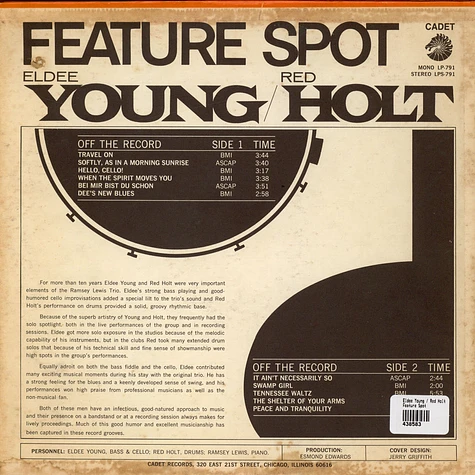 Eldee Young / Red Holt - Feature Spot