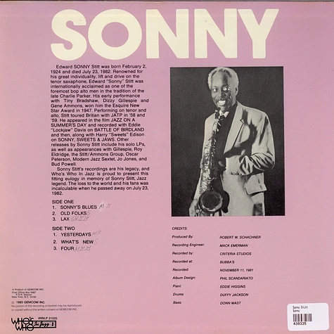 Sonny Stitt - Sonny