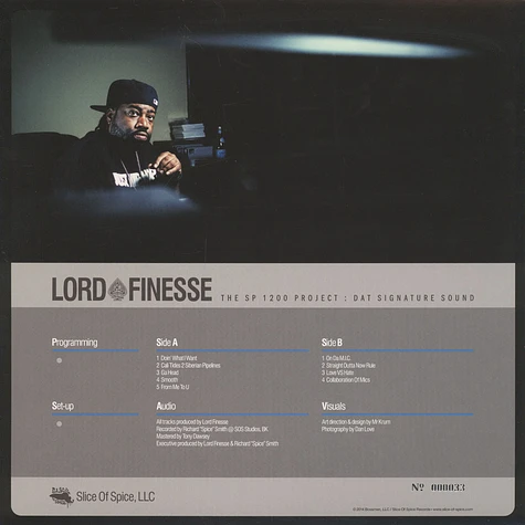 Lord Finesse - The SP1200 Project: DAT Signature Sound Black & White Marbled Vinyl Edition