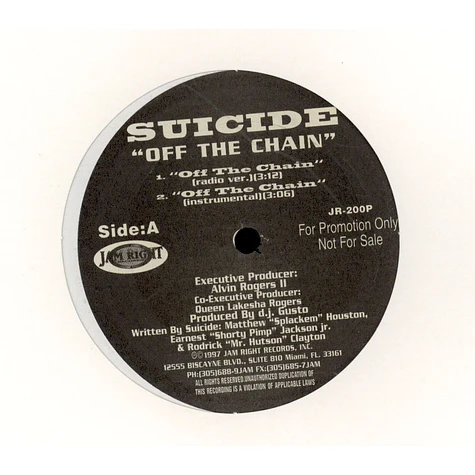 Suicide - Off The Chain