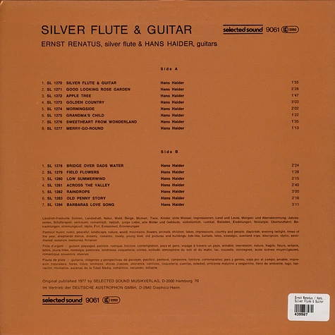 Ernst Renatus / Hans Haider - Silver Flute & Guitar