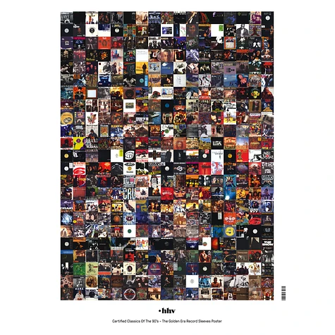 HHV - Certified Classics Of The 90s - The Golden Era Record Sleeves Poster