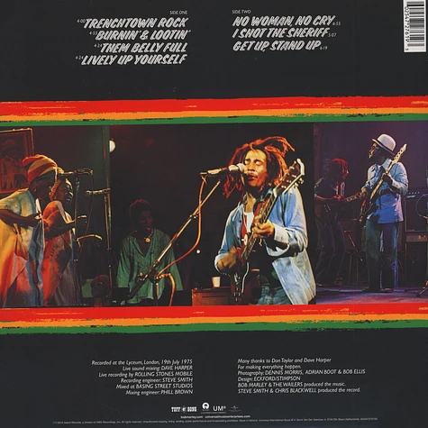 Bob Marley & The Wailers - Live!