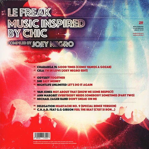 Joey Negro - Le Freak - Music Inspired By Chic