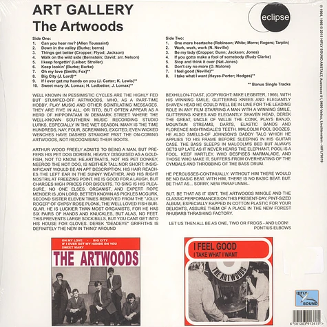 Artwoods - Art Gallery White Vinyl Edition