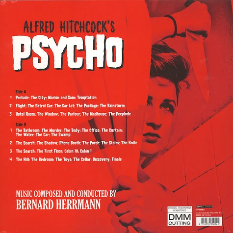 Bernard Herrmann - OST Alfred Hitchcock's Psycho - Original 1960 Movie Score