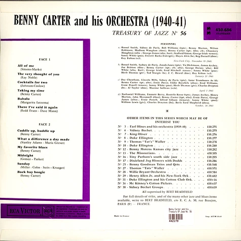 Benny Carter And His Orchestra - Benny Carter And His Orchestra (1940-41)