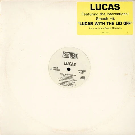 Lucas - Lucas With The Lid Off