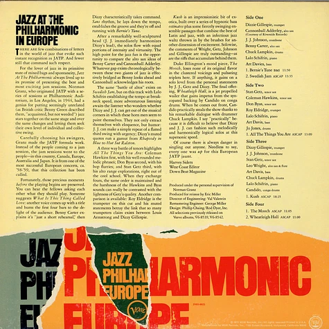V.A. - Jazz At The Philharmonic In Europe