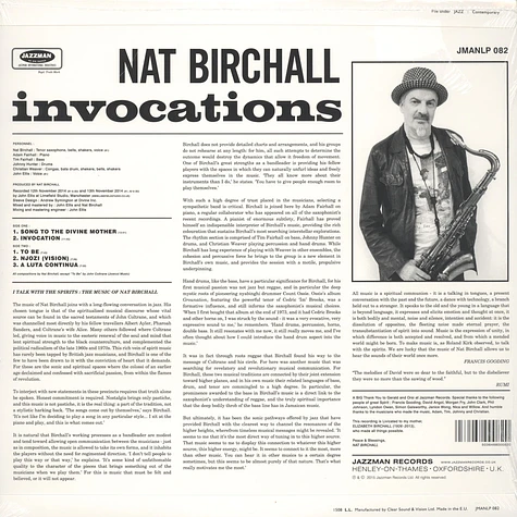 Nat Birchall - Invocations