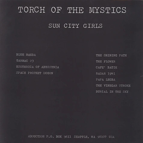 Sun City Girls - Torch Of The Mystics