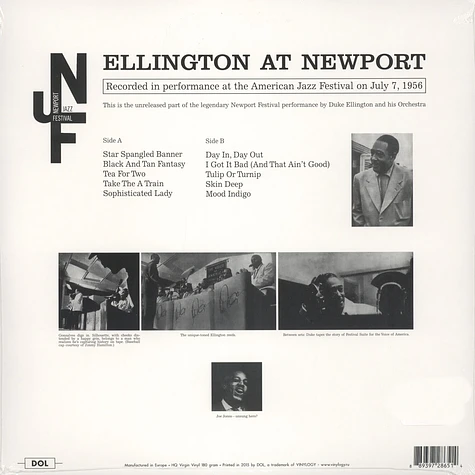Duke Ellington - Newport Unreleased 180g Vinyl Edition