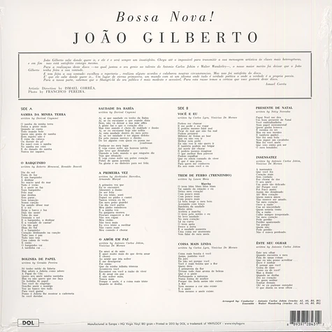 Joao Gilberto - Bossa Nova! 180g Vinyl Edition