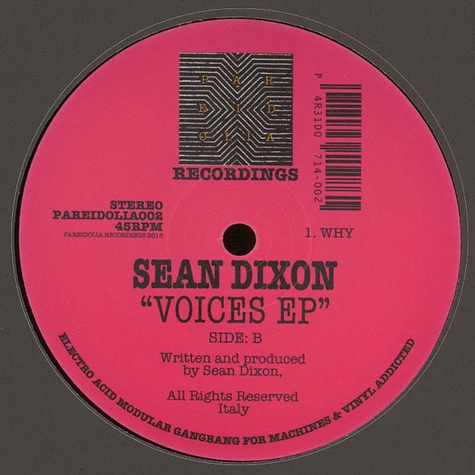 Sean Dixon - Voices EP