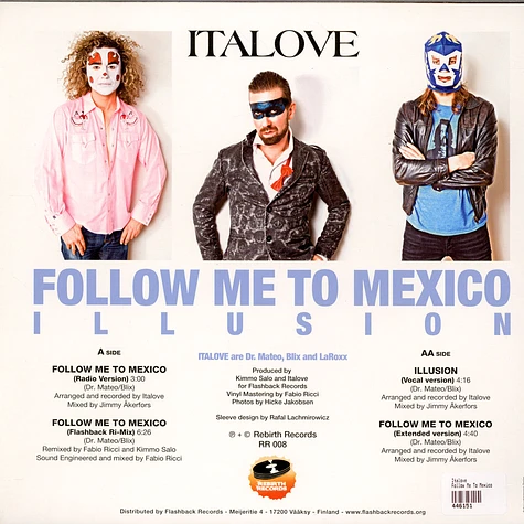 Italove - Follow Me To Mexico / Illusion