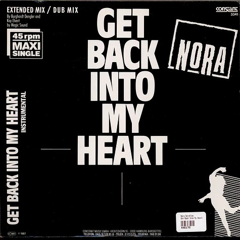 Nora Serafino - Get Back Into My Heart