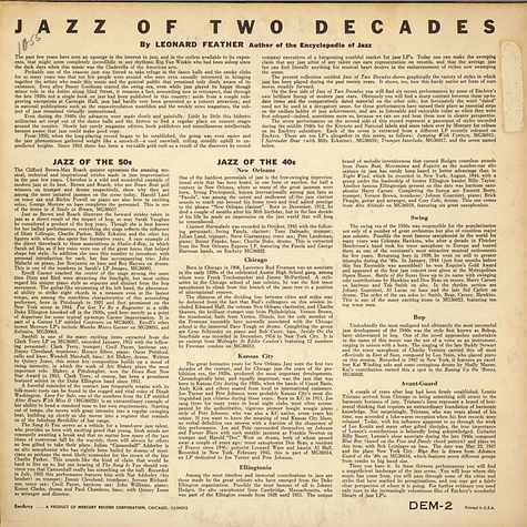 V.A. - Jazz Of Two Decades