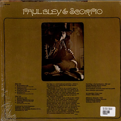 Paul Bley & Scorpio - Paul Bley & Scorpio