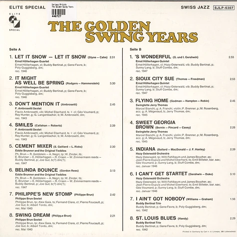 V.A. - The Golden Swing Years