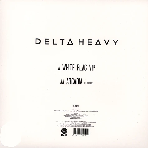 Delta Heavy - White Flag Vip / Arcadia