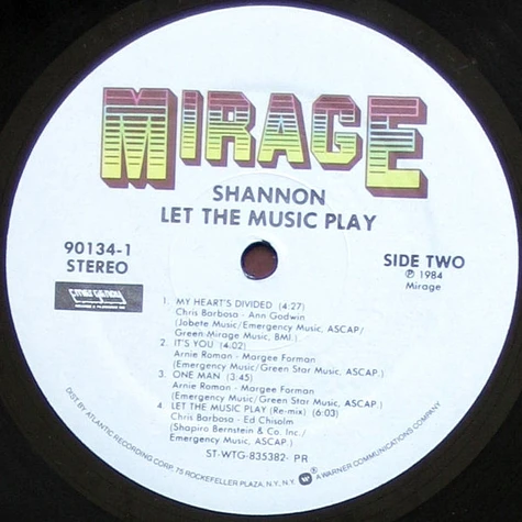 Shannon - Let The Music Play