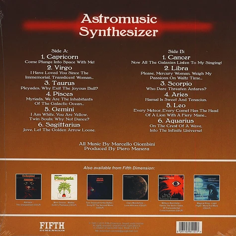 Marcello Giombini - Astromusic Synthesizer