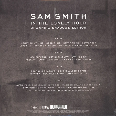 Sam Smith - In The Lonely Hour: The Drowning Shadows Edition