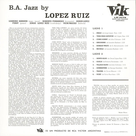 Jorge Lopez Ruiz - B.A. Jazz