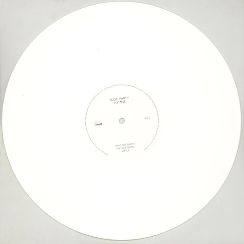 Bloc Party - HYMNS White Vinyl Edition