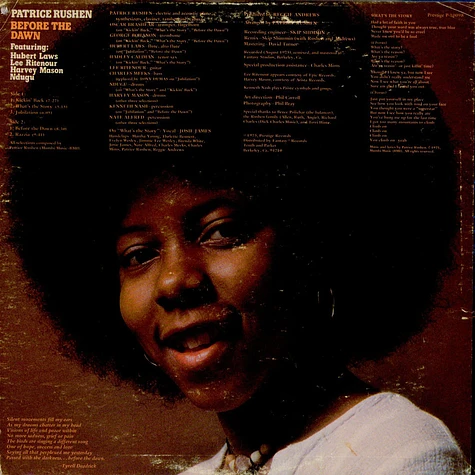 Patrice Rushen - Before The Dawn