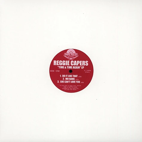 Reggie Capers - Time & Time Again EP